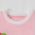 thumbnail image 6 of Paguaki Toddler Baby Girls Clothes Sweet Girl Strawberry Short Sleeve Shirt Cute Summer Outfits Kids Shorts Set, 6 of 9