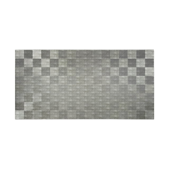 FASÄDE Easy Installation Quattro Crosshatch Silver Wall Panel (4' x 8' Panel)