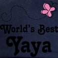 thumbnail image 2 of CafePress - Yaya Gift Worlds Best - Adjustable 100% Brushed Unisex Casual Cotton Baseball Cap, Beige, 1, 2 of 2