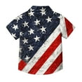 thumbnail image 7 of Jgppe Boys Button down Shirts Summer Beach Shirt 4th of July Print Lapel Short Sleeve Tops for 2-15 Years, 7 of 7
