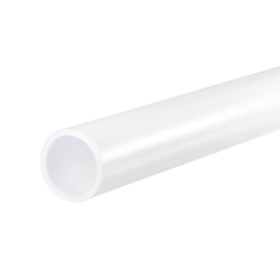 Uxcell 21mmx25mm 305mm Acrylic Pipe White for Tube Lighting Lampshade