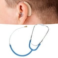 thumbnail image 3 of Stethoscope, Audiphones Stethoscope Metal Volume Noise Detection Lightweight  for Home Light Blue, 3 of 7
