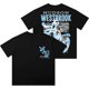 thumbnail image 1 of Hudson Westbrook Cowboy Vintage Wash Tee Verano Unisex Moda Cuello Redondo Manga Corta Algodón Camisetas, 1 of 6