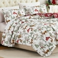 thumbnail image 6 of Southshore Fine Living, Inc. Christmas Bedding, Queen Quilt Set with 2 Shams, White Christmas Theme, 6 of 8