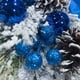 thumbnail image 5 of Adornos navideños, 1 guirnalda para puerta de entrada, escaleras, decoración navideña, guirnaldas para puerta de entrada, escaleras, adornos y colgantes inalámbricos para todas las estaciones (azul)., 5 of 8