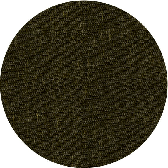 Ahgly Company Indoor Round Patterned Night Black Area Rugs, 4' Round