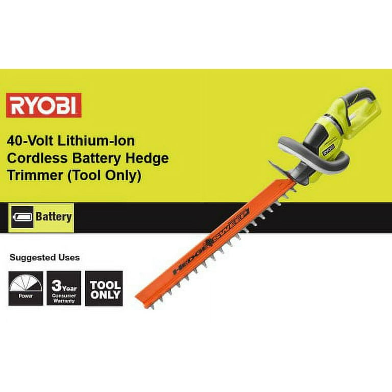 40V 24 HEDGE TRIMMER - RYOBI Tools