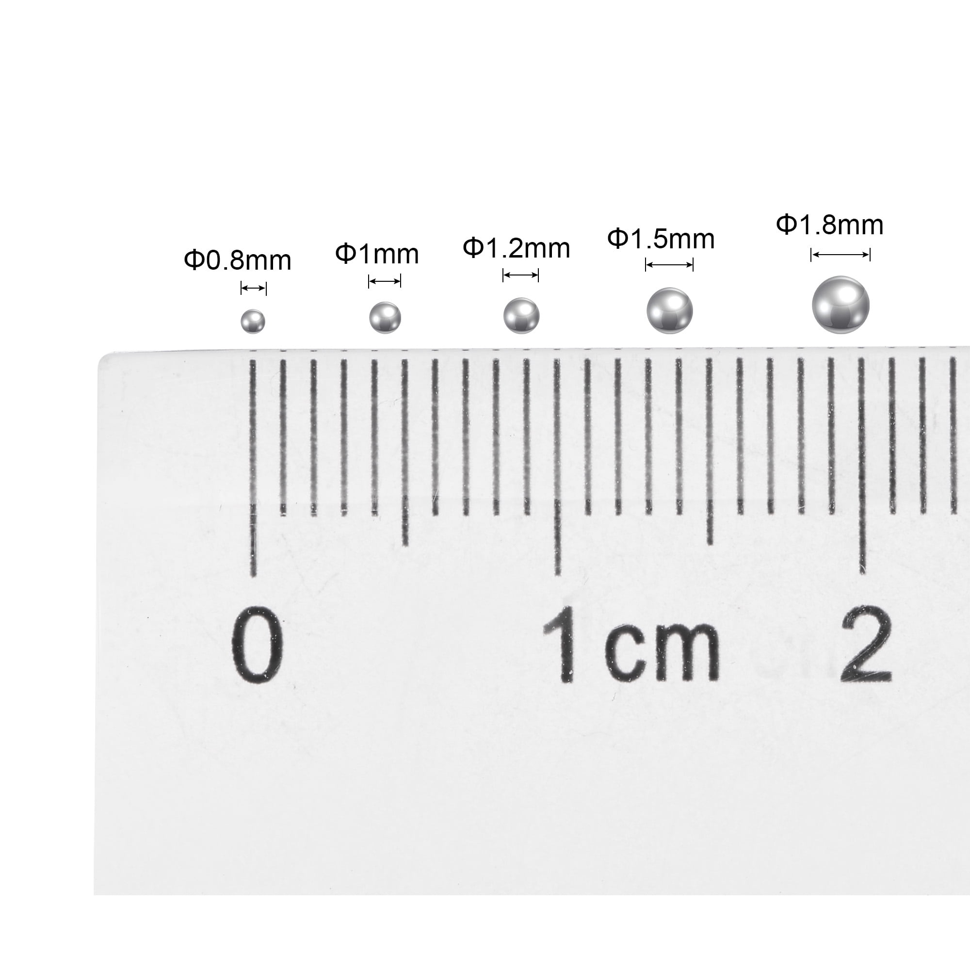 Unique Bargains Carbon Steel Bearing Balls G1000 Precision 1mm