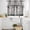 Black, variant on Misty Forest Kitchen Curtains Sets for Windows 36 Inch Length, Pine Trees Elk Vintage Pastoral Gray Rod Pocket Window Treatments Tier Curtains and Valances Set for Bedroom/Bathroom