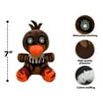 thumbnail image 5 of Collectible Fan Made Phantom Chica Plush Birthday Gift for Kids, Plush Soft Huggable for Kid All Age Fan 7 Inch, 5 of 7