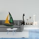 thumbnail image 2 of Escultura de cerámica de con jirafa de hierro, adorno de mesa, figura creativa moderna para escritorio, oficina, estantería, dormitorio, centro, 2 of 8