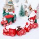 thumbnail image 5 of Tren navideño de 3 carruajes de madera para niños, niñas, niños, calendario de adviento festivo, regalo de decoración Zhivalor  CWY-1102, 5 of 5