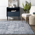 thumbnail image 2 of nuLOOM Justine Vintage Medallion Area Rug, 5' 3" x 7' 7", Blue, 2 of 9