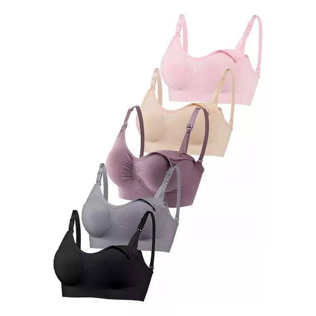 5 Piezas Brasier De Lactancia Piezas Ropa Maternidad