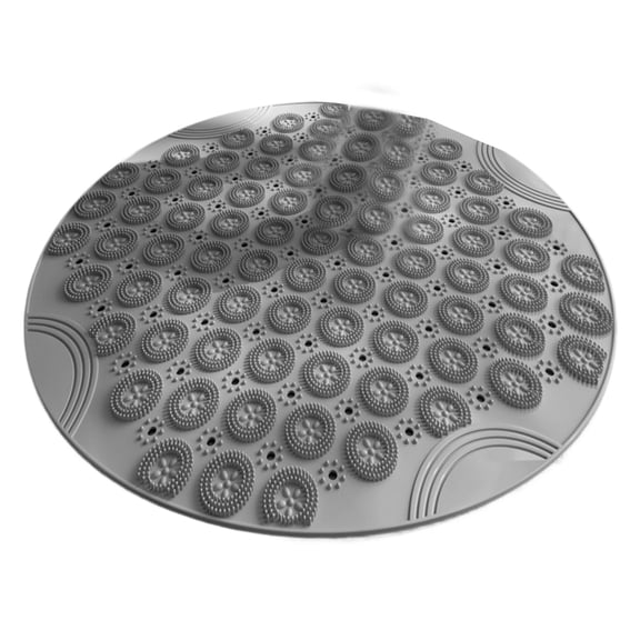 ZPAQI Round Bath Mat Safety Antislip Feature Shower Bathtub Mat Floor Mat Safety