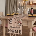 thumbnail image 2 of Table Runners 70 Inches Long Dress Scarves, Sweet Home Farmhouse Coffee/Dining/Kitchen Table Decor, Holiday Table Runner, Western Stars Bird Houses Brown Wooden Grain 13x70 Inch, 2 of 9