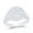 White, variant on 14K White Gold Round Diamond Cluster Nicoles Dream Collection Ring 2cttw