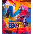 thumbnail image 4 of Stephen Chambers 26x30 Black Ornate Wood Framed With Double Matting Wall Art Titled - Sxsw 2, 4 of 6