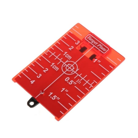 

ZUARFY Magnetic Red Target Plate For Rotary Cross Line Laser Level Distance Measurer