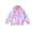 Colorful Hearts, variant on Esaierr Girls Rain Jacket for Kids Toddler Baby Hooded Zipper Full Print Cartoon Elasticized Hem Spring Autumn Outerwear Jacket 3-8 Years Girls Windbreakers