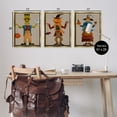 thumbnail image 4 of Stupell Industries Fun Halloween Friends Holiday Painting Gold Floater Framed Canvas Art Print Wall Art, 17 x 25, Set of 3, 4 of 10