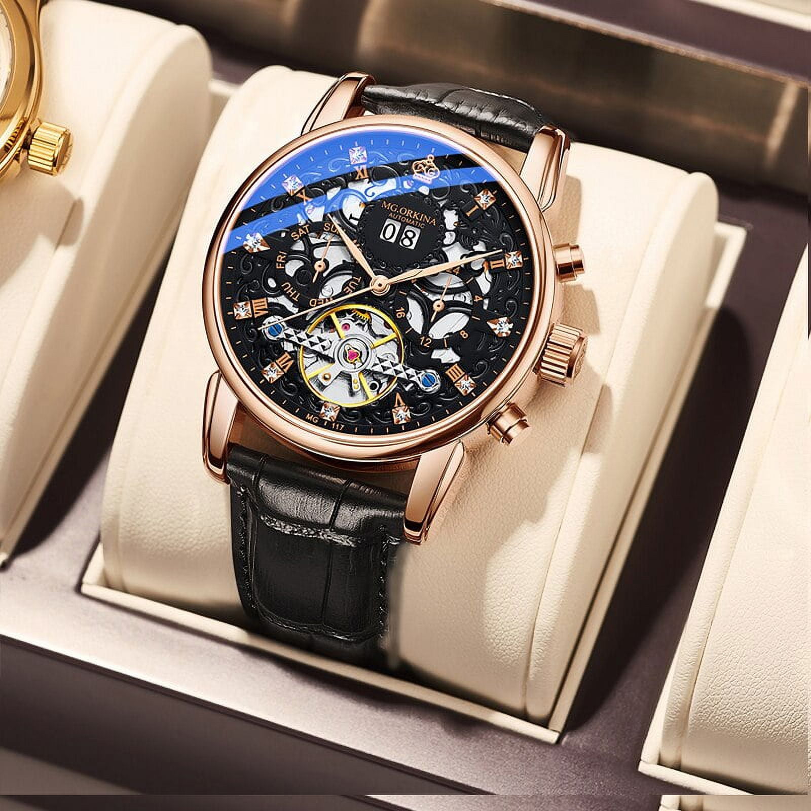 Orkina skeleton watch sale