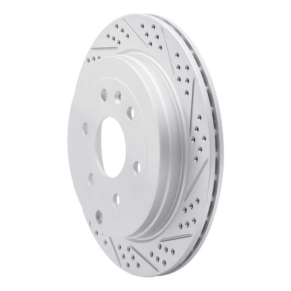 Dynamic Friction Company 830-48055R DFC Geoperformance Rotor - Drilled and Slotted