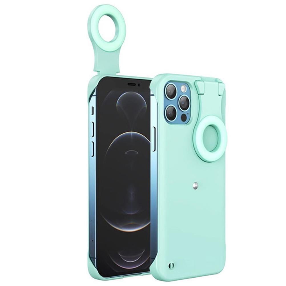 Phone Case with Selfie Ring Phone Case Light LED Light Up Case