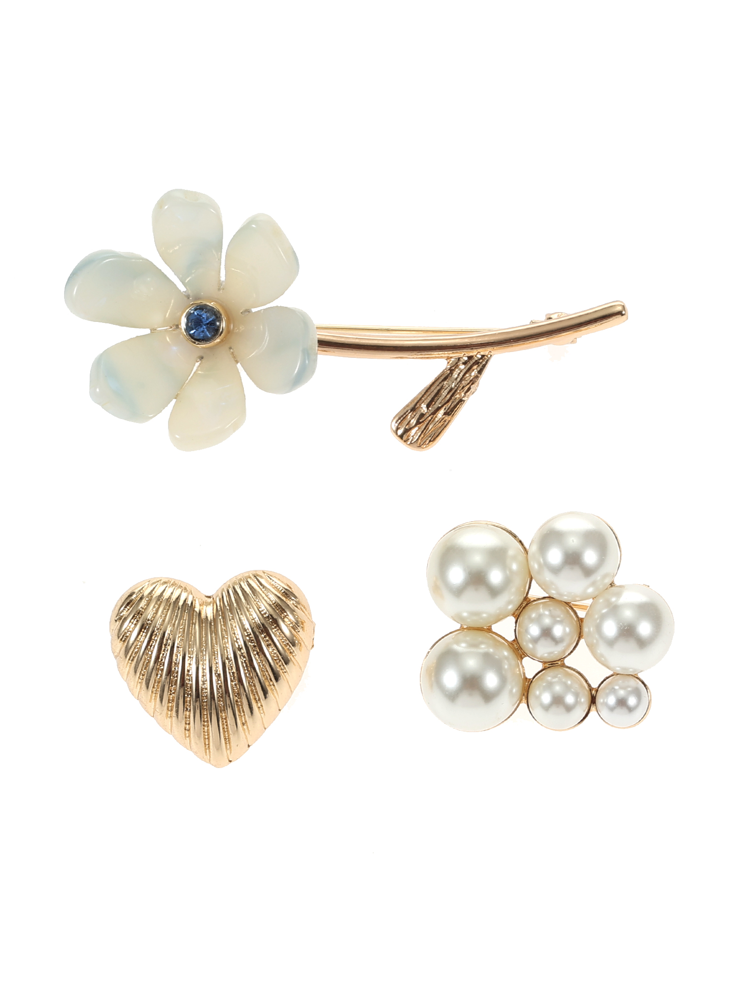 Time and Tru Brooch/Charm Set
