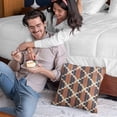 thumbnail image 2 of Plutus Brands Multi-Color Plutus Lights Diamond Luxury Throw Pillow 20 in x 20in, Double Sided 20" x 20", 2 of 9