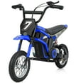 thumbnail image 6 of 24V Dirt Bike,Neche 250W Electric Powered Motorcycle,Ride on Dirt Rocket with Shock Absorption Suspension for Kids Age 13+,Blue, 6 of 10