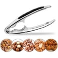 thumbnail image 1 of Cascanueces, cascanueces, cascanueces y avellanas cascanueces profesional de acero inoxidable, apto para nueces, nueces, nueces, avellanas, almendras, nueces de Brasil u otros frutos secos (C) Adepaton YQ-0957, 1 of 3