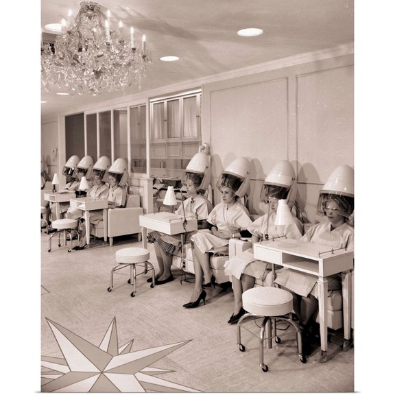 Great BIG Canvas | Rolled Vintage Apple Collection Poster Print entitled Hairdryer