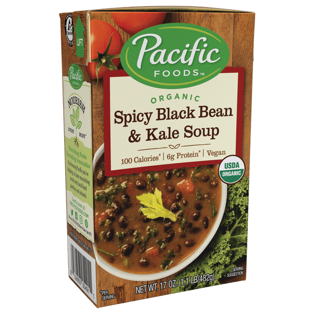 Download (2 Pack) Pacific Foods Organic Spicy Black Bean and Kale ...
