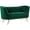 Green, variant on Meridian Furniture Margo Green Velvet Loveseat