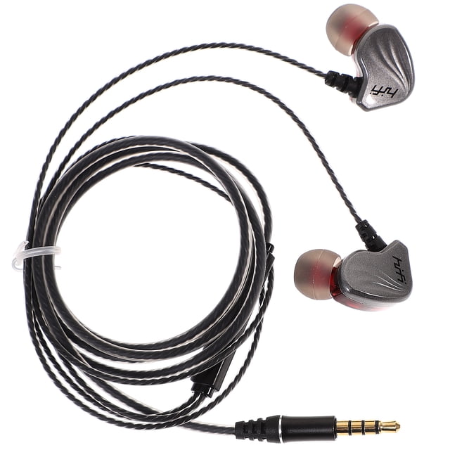 SHISUYAN In-Ear Wired Earphone Subwoofer Stereo Bass Earbuds Game Headset with Mic for Phone Tablet (Type-C Interface, Grey)