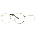 thumbnail image 1 of Gafas Pro Acme Classic con montura redonda de metal, unisex, color dorado, 1 of 8