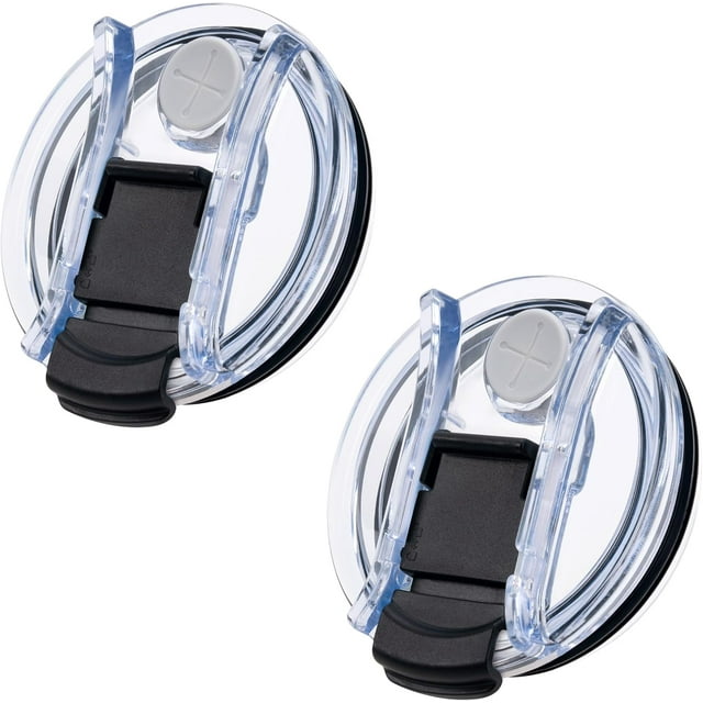 Couvercles de Gobelet pour Yeti, Couvercles de Remplacement pour Gobelet Yeti 20 oz avec Verrou et Trou pour Paille de 10 mm, Couvercle de Gobelet Réutilisable Anti-Déversement