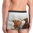 thumbnail image 5 of Balery Yak Men's Boxer Briefs, Soft and Breathable Cotton Underwear with nylon Waistband-X-Large, 5 of 9