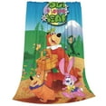 thumbnail image 2 of Yogi Bear Blanket Cute Character All Season Warm Fuzzy Plush Throw Blankets Soft Flannel Blankets for Couch Chair Bed Travel Home Decor 50"X40", 2 of 8