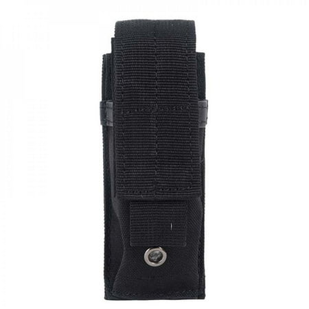 

Popvcly Outdoor Multi-function Single Pistol Magazine Pouch Knife Flashlight Sheath Pouch