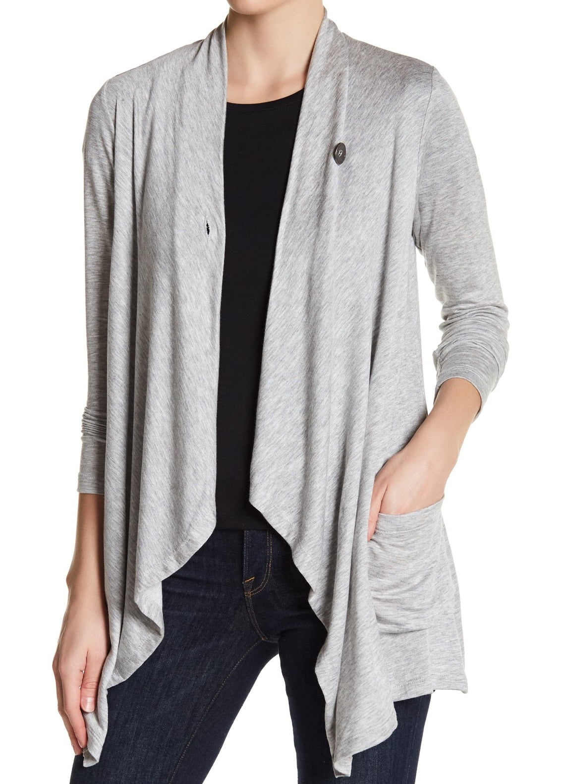 bobeau cardigan with button