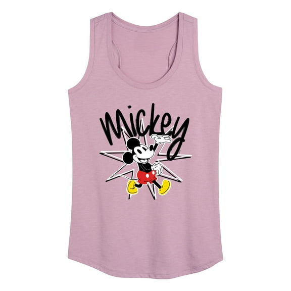 Mickey & Friends - Mickey Star Burst - Women's Racerback Tank Top