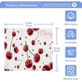 thumbnail image 3 of Coolnut 4 PCS Cherry Pattern Washcloths, 12 X 12 Inches Cotton Wash Cloths, Highly Absorbent and Soft Face Towels for Bathroom,Gym,Hotel and Spa, 3 of 6