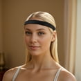 thumbnail image 6 of Unique Bargains 1 Pc Perspiration-Wicking Headband for Yoga Black, 6 of 6
