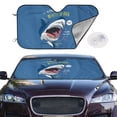 thumbnail image 4 of Goofa Great White Shark Printed Car Windshield Sunshade,Foldable Reflective Sun Visor,UV Protection Heat Blocker Sunshade,Car Cooling Accessory-, 4 of 7