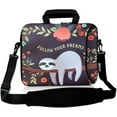 thumbnail image 1 of Richen 11 11.6 12 12.5 13 Pulgadas Laptop/Chromebook/Notebook Pc Messenger Bag Tablet Estuche De Viaje Funda Con Asa De Neopreno Con Correa Para El Hombro (Pereza De 11-13.3 Pulgadas), 1 of 5