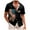 Black, variant on Bjutir Mens American Flag Shirt Usa Flag Print Fashion 3D Printed T Shirts Lapel Neck Short Sleeve Button Down Tops Patriotic Lightweight Summer Beach Hawaiian Mens Tees Black 2Xl