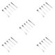 thumbnail image 3 of Inteprter 5 unids/set cucharas medidoras Mini cucharas de medida graduadas de acero inoxidable accesorio de cocina Type2, 3 of 6