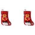 thumbnail image 4 of Moyic Calcetín De Navidad Chimenea De Navidad Bolsa De Regalo Adorno Decoración De Fondo Type2 NO2, 4 of 6